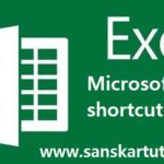 Microsoft Excel shortcut key