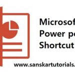 Microsoft Power point Shortcut key