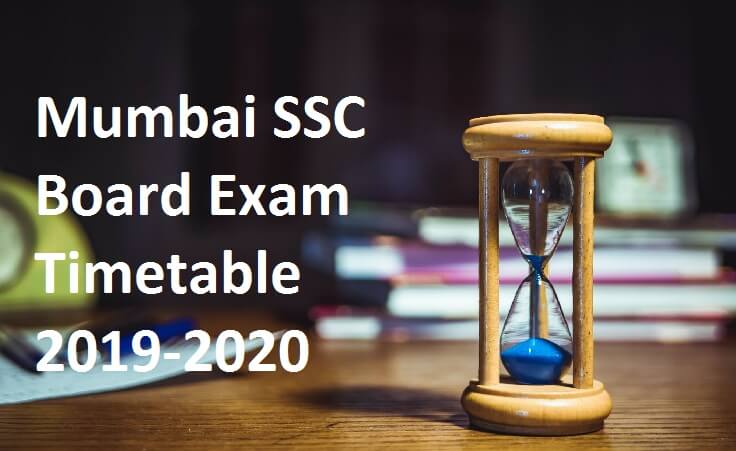 Mumbai SSC Board Exam Timetable 2019-2020 2 Mumbai SSC Board Exam Timetable 2019-2020