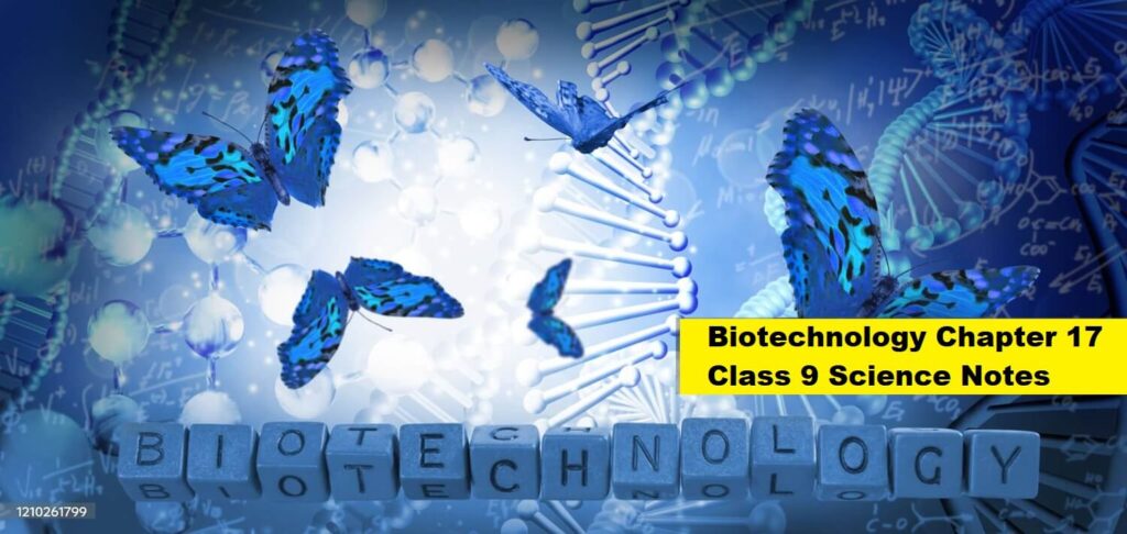 Biotechnology Chapter 17 Class 9 Science Notes
